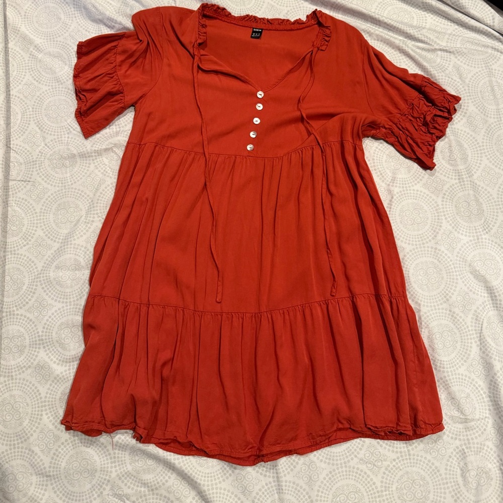 SHEIN Red Mini Dress